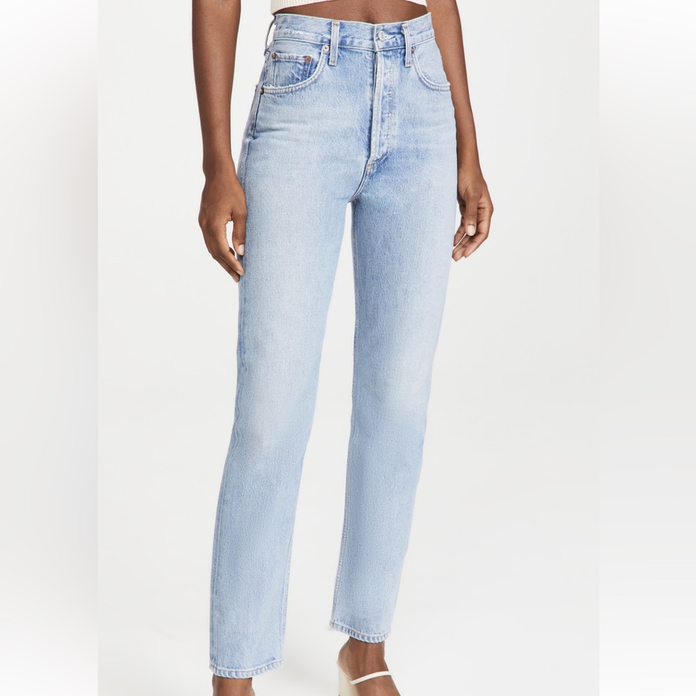 NWT Agolde 90's Pinch Waist Jean in Soundwave - 27